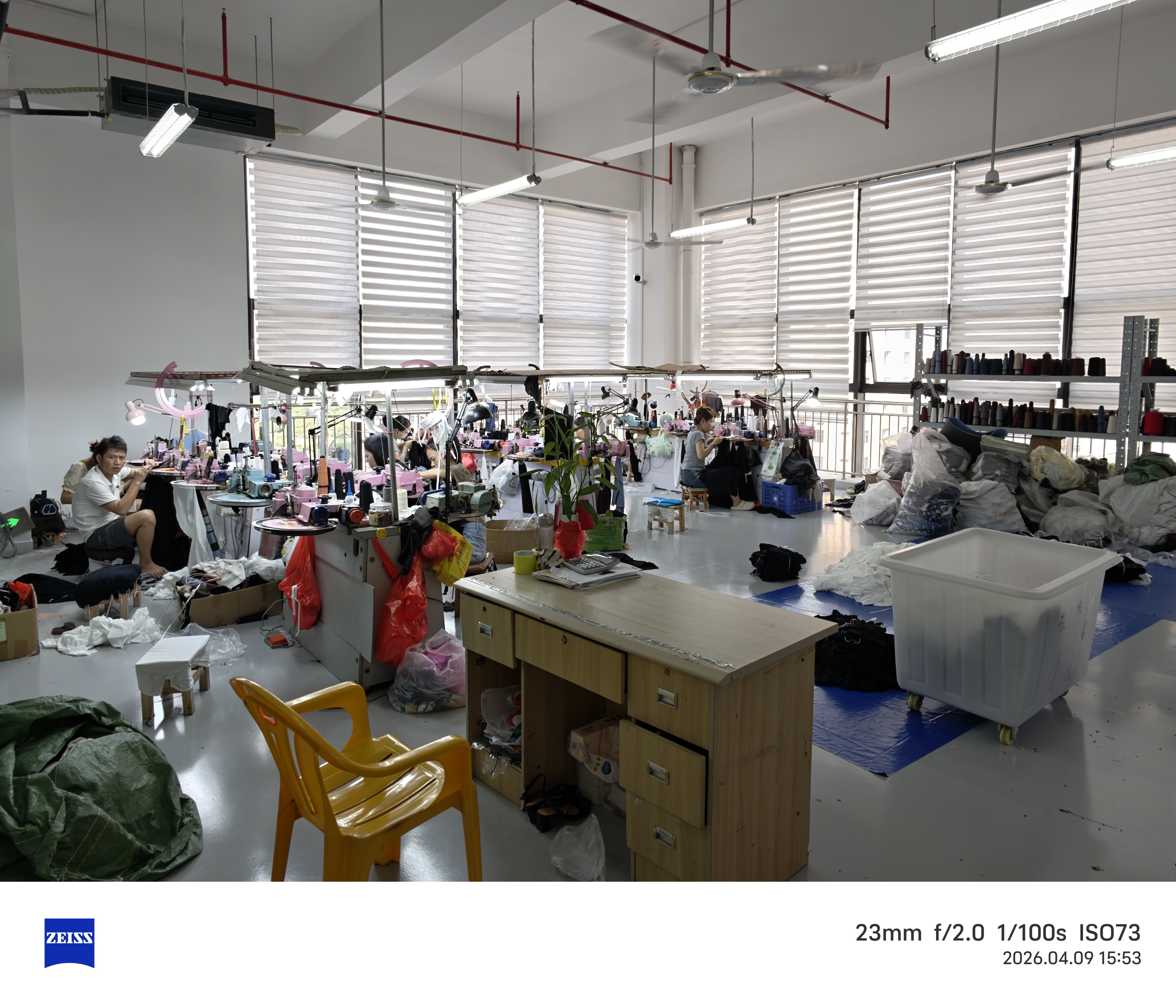 Sewing Floor Capacity View